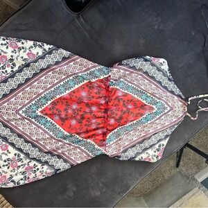 Express Multicolor Patterned halter dress